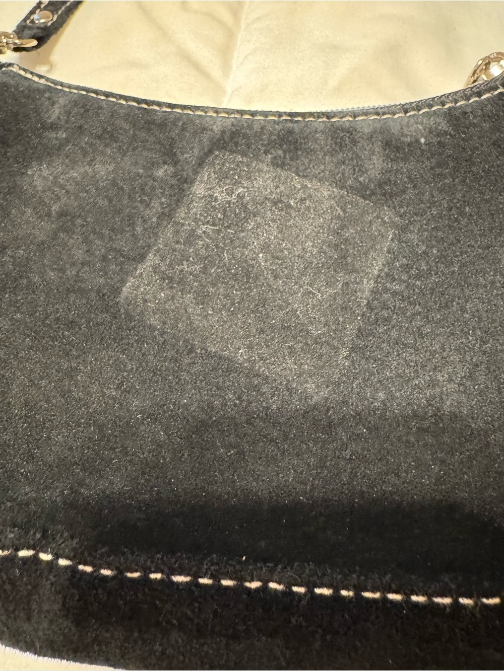 Vintage Roxy Black Rhinestone Shoulder Bag - Picture 7 of 13